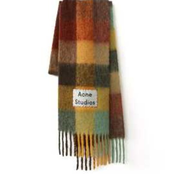 Acne Studios Classic Mohair/Alpaca Scarf, Oversized, multicolored - Picture 4 of 4